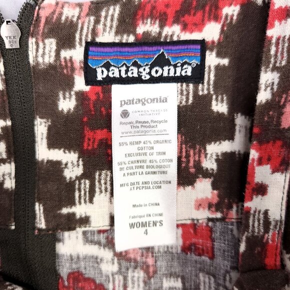 Patagonia Womens Tank Top Size 4 Sleeveless Lightweight Hemp Organic Cotton - Picture 8 of 9